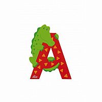 Wooden Letters Animal - 'A' Alligator 