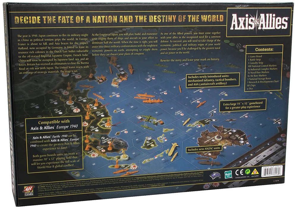 Axis & Allies 1940 Pacific Toy Sense