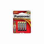 AAA Panasonic Alkaline Plus Power Batteries - 4 Pack