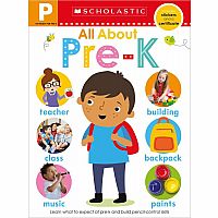 All About Pre-K Skills Workbook - Get Ready For Pre-K.
