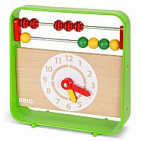 Abacus with Clock - Retired 