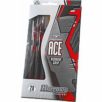 22g Ace Rubber Grip Steel Tip Darts