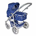 Adora Starry Night Doll Stroller 2 In 1 Convertible