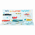 Airplane Birthday Pop-Up Card