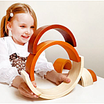 Natural Arches Wooden Stacking Toy