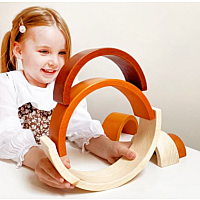 Natural Arches Wooden Stacking Toy