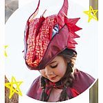 Ruby the Metallic Dragon Cape - Size 3-4