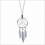 August Peridot Birthstone Dreamcatcher Pendant