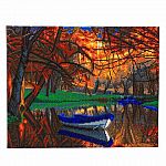 Crystal Art Large Framed Kit - Autumn River.