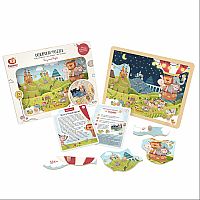 Bababoo and Friends Day Night Peg Puzzle