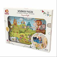 Bababoo and Friends Day Night Peg Puzzle