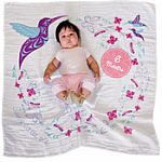 Baby Blanket and Milestone Set - Hummingbird