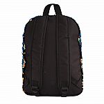 Scattered Iridescent Magic Sequin and Velvet Backpack 