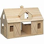 Deluxe Wood Barn with Cupola  