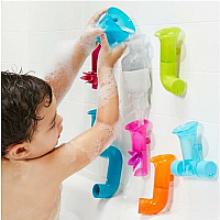 Pipes & Tubes & Cogs Bath Toy Bundle . 