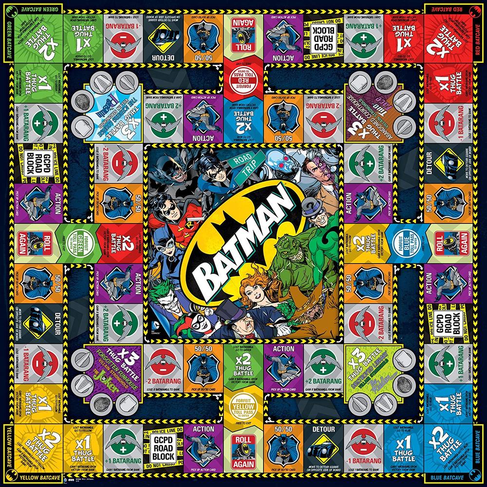 batman road trip board game