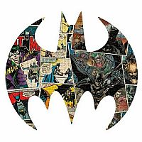 Batman Logo Shaped 750 Piece Jigsaw Puzzle 