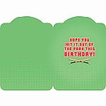 Baseball Foil Birthday Card 