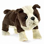 English Bulldog Puppy Hand Puppet