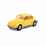 Yellow Volkswagon Beetle Quick Build Model. 