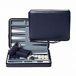 Blue Magnetic Backgammon Set