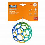4 inch Oball Classic - Blue/Green/Yellow.