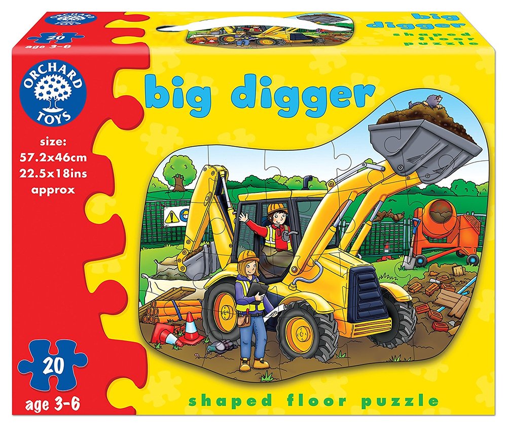 Big Digger Floor Puzzle Toy Sense