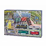 Blue Lightning E-Z App Train Control Electric Train Set - HO Scale
