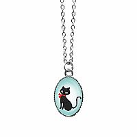 Black Cat Necklace 