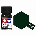 Flat Black Green - XF-27 - Tamiya Color Enamel Paint  