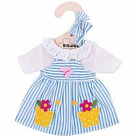 Doll Blue Striped Dress - Small