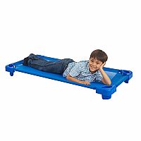 Standard Stackable Blue Cot.