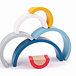 Rainbow Arches Wooden Stacking Toy
