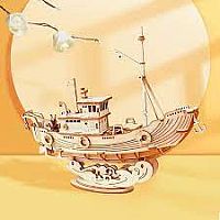Fishing Ship - Classical Wooden Puzzle