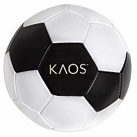 Boom Soccer Ball with Bag - White Black Size 5 .