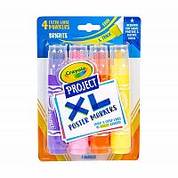 Crayola Project XL Poster Markers - Brights 