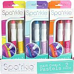 Sparkle Hair Chalk Pastels 2 Pack - Assorted