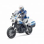 Scrambler Ducati Police Motorcycle. 
