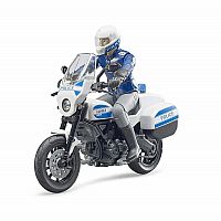 Scrambler Ducati Police Motorcycle. 