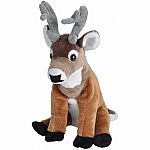 Cuddlekins White Tailed Deer Buck Stuffed Animal - 12 inch.