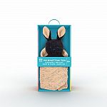 Bunny Rattle & Burp Cloth Set