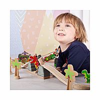 T-Rex Bursting Bridge - BIGJIGS Rail