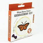 Mini Cross Stitch Embroidery Kit - Butterfly  