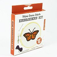 Mini Cross Stitch Embroidery Kit - Butterfly  