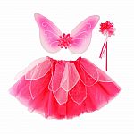 Fancy Flutter Skirt With Wings and Wand - Size 4-6
