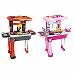 Little Luggage Deluxe Tool or Kitchen Set