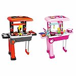 Little Luggage Deluxe Tool or Kitchen Set 