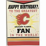 NHL Birthday Card - Calgary Flames