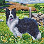 Crystal Art Medium Framed Kit - Pup in the Field