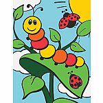 Painting By Numbers - Caterpillar and Ladybug